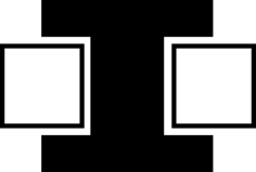 Letter I Shape With Two Small Squares Tracing Svg Vector, Free Vectors File